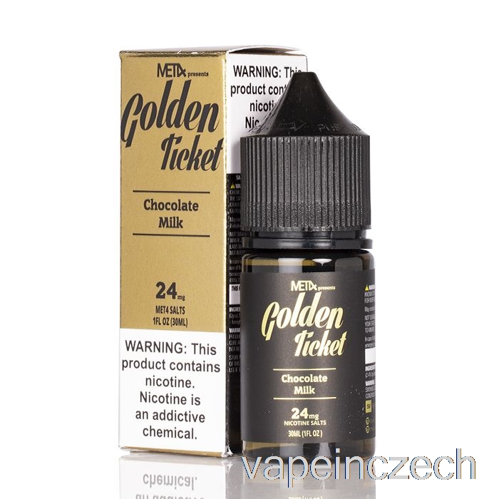 Zlatá Vstupenka - Soli Met4 - 30ml 24mg Vape Bez Nikotinu